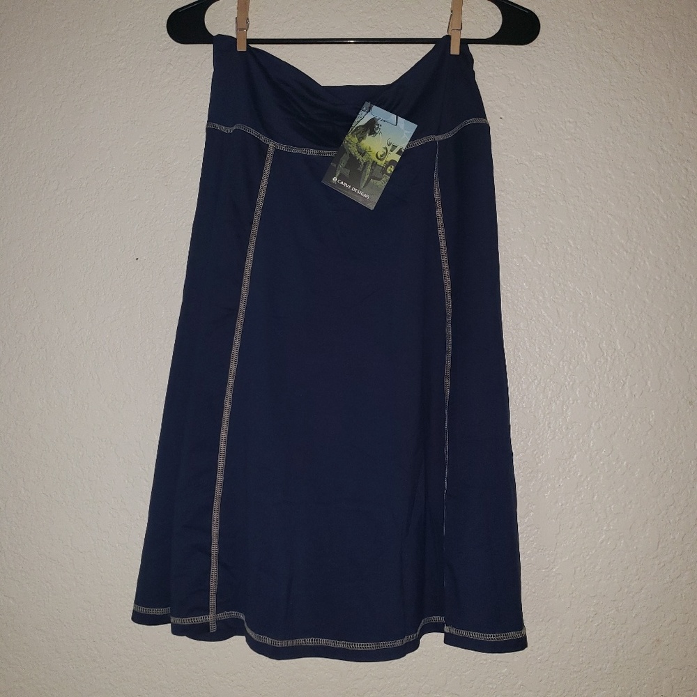 Carve Designs Flowy Blue Skirt